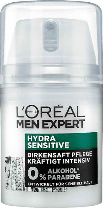 Produktbild L'Oréal MEN EXPERT Hydra Sensitive Birkensaft Feuchtigkeitspflege